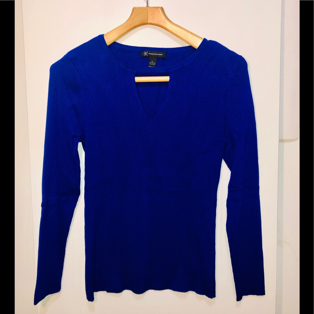 I.N.C. International Concepts Royal Blue Sweater